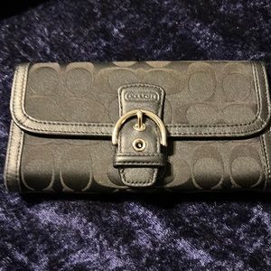 Black Coach Wallet
